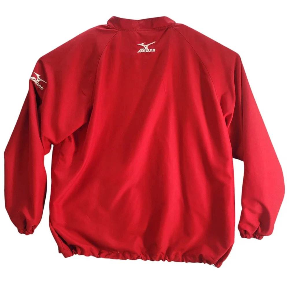 Mizuno Arkansas Razorbacks Grind Baseball Pullover Lightweight Size XL‎